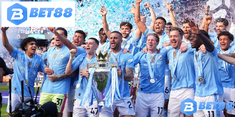 Man City đang là nhà đương kim vô địch khi họ đã đoạt cúp EPL mùa 23/24