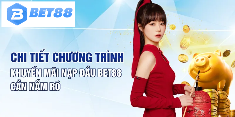 Chi tiết chương trình khuyến mãi nạp đầu BET88 cần nắm rõ